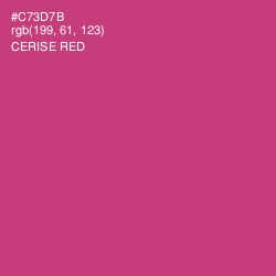 #C73D7B - Cerise Red Color Image